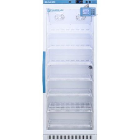 SUMMIT APPLIANCE DIV. Accucold Upright Vaccine Refrigerator, 12 Cu. Ft., Wire Shelves, Glass Door ARG12PVDL2B